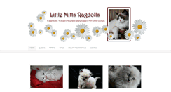 Desktop Screenshot of littlemittsragdolls.com